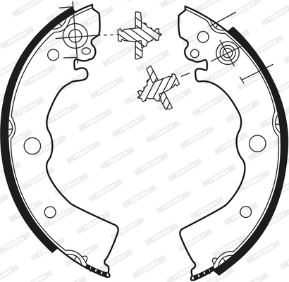 Ferodo Remschoen set FSB412
