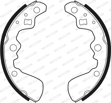 Ferodo Remschoen set FSB413