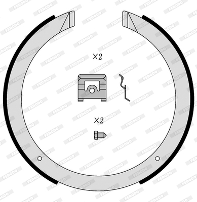 Ferodo Remschoen set FSB4157