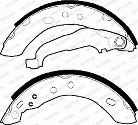 Ferodo Remschoen set FSB417