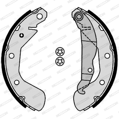 Ferodo Remschoen set FSB4184