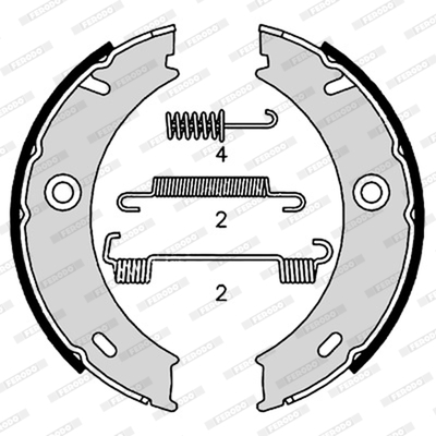 Ferodo Remschoen set FSB4190