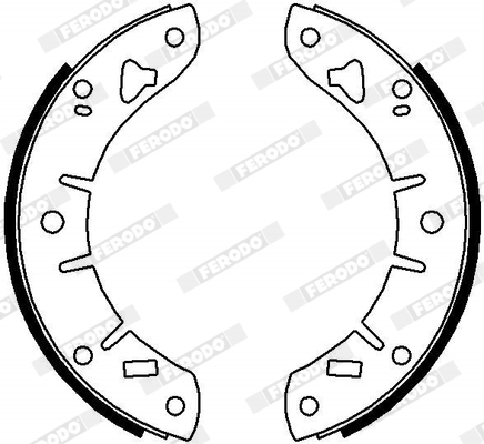 Ferodo Remschoen set FSB4324