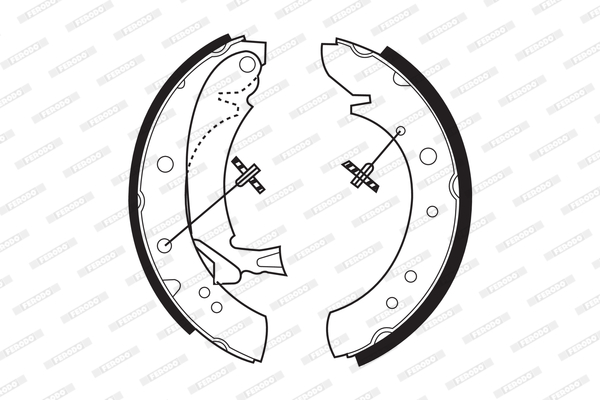 Ferodo Remschoen set FSB513