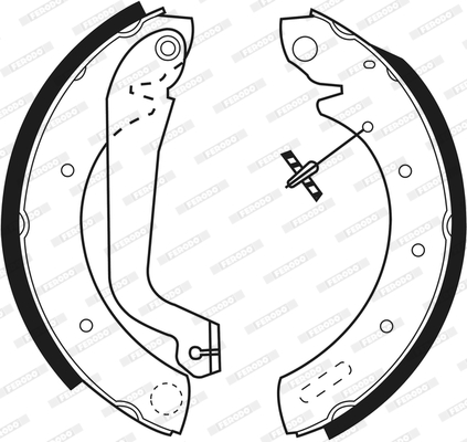 Ferodo Remschoen set FSB517
