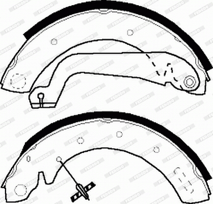 Ferodo Remschoen set FSB517
