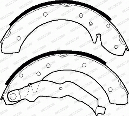 Ferodo Remschoen set FSB529