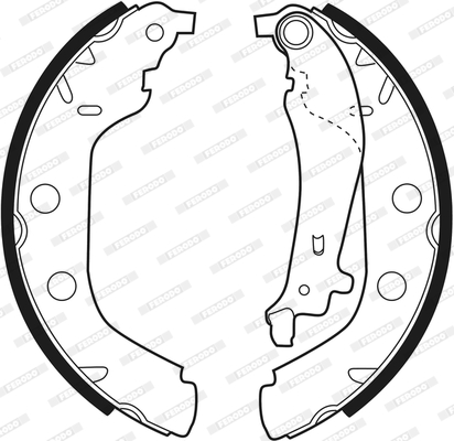 Ferodo Remschoen set FSB547