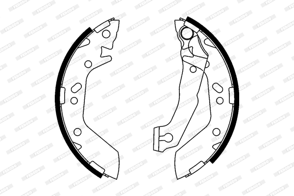 Ferodo Remschoen set FSB606