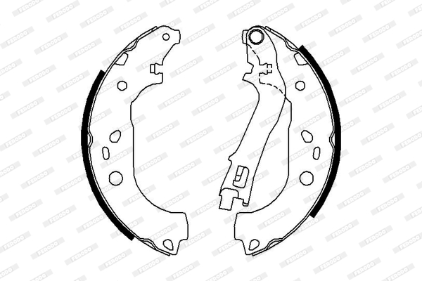 Ferodo Remschoen set FSB676