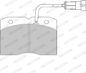 Ferodo Remblokset FVR1353