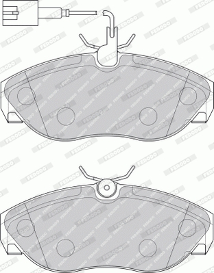 Ferodo Remblokset FVR1396