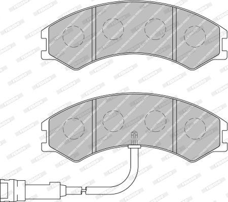 Ferodo Remblokset FVR1761