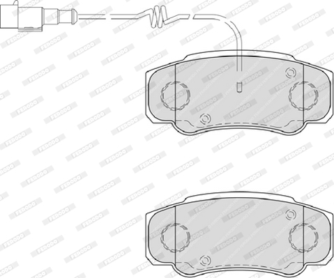 Ferodo Remblokset FVR4054