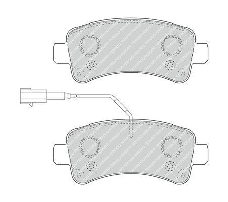 Ferodo Remblokset FVR4950