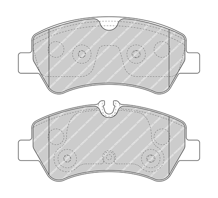 Ferodo Remblokset FVR5076