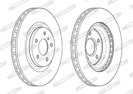 Ferodo Remschijven DDF1948C-1
