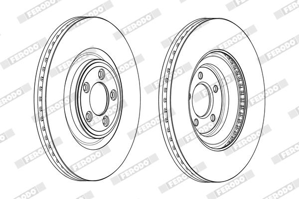 Ferodo Remschijven DDF2107C-1