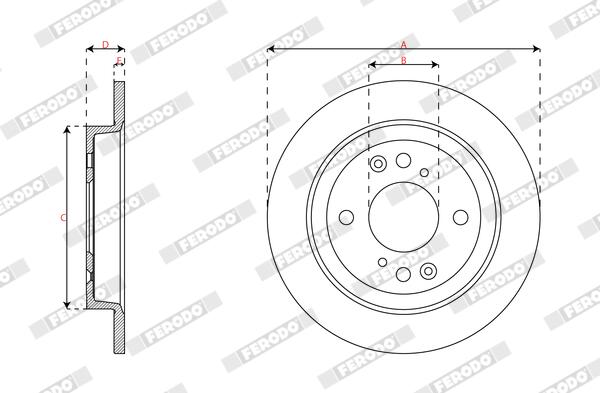 Ferodo Remschijf DDF3156C