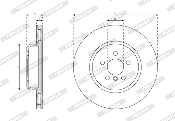 Ferodo Remschijf DDF3194LC-1