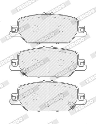 Ferodo Remblokkenset, schijfrem FDB4964