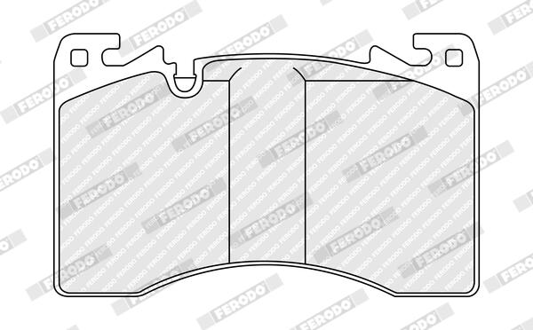 Ferodo Remblokkenset, schijfrem FDB5133