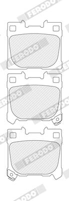 Ferodo Remblokkenset, schijfrem FDB5262