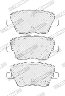 Ferodo Remblokkenset, schijfrem FDB5334
