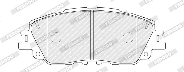 Ferodo Remblokkenset, schijfrem FDB5348