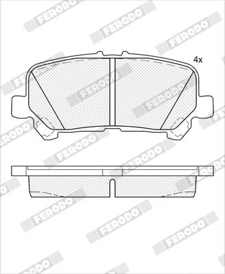 Ferodo Remblokset FDB5415