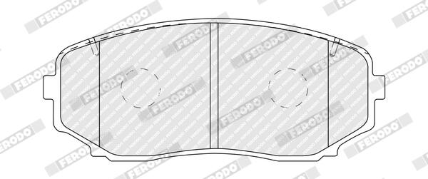 Ferodo Remblokkenset, schijfrem FDB5433