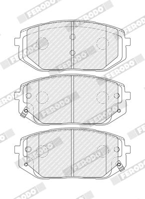 Ferodo Remblokkenset, schijfrem FDB5445