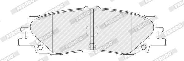 Ferodo Remblokkenset, schijfrem FDB5465
