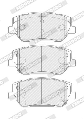 Ferodo Remblokkenset, schijfrem FDB5466