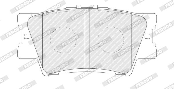 Ferodo Remblokkenset, schijfrem FDB5469