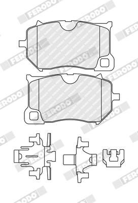 Ferodo Remblokkenset, schijfrem FDB5486
