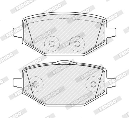 Ferodo Remblokkenset, schijfrem FDB5490