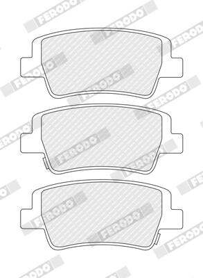 Ferodo Remblokkenset, schijfrem FDB5509
