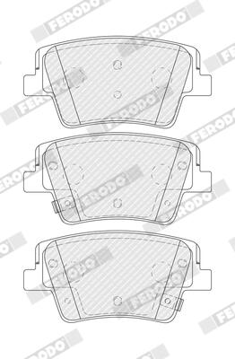 Ferodo Remblokkenset, schijfrem FDB5521