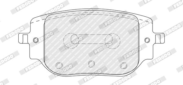 Ferodo Remblokkenset, schijfrem FDB5524
