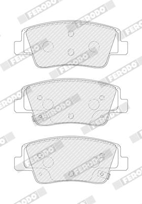 Ferodo Remblokkenset, schijfrem FDB5547