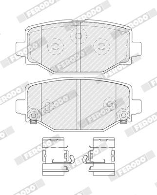 Ferodo Remblokkenset, schijfrem FDB5574