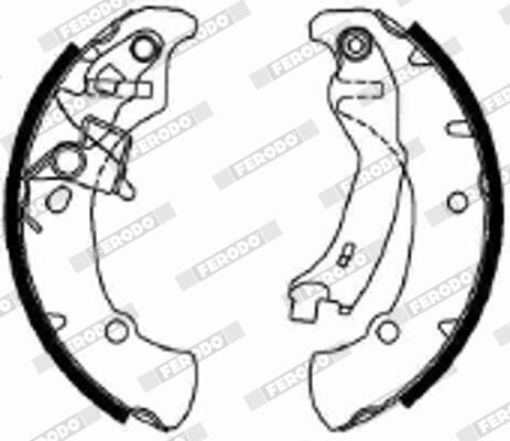 Ferodo Remschoen set FSB4016