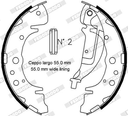 Ferodo Remschoen set FSB4310
