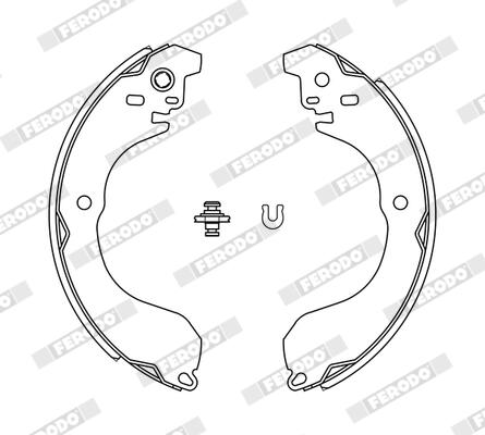 Ferodo Remschoenset FSB4340