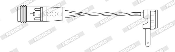Ferodo Waarschuwingscontact, remvoering-/blokslijtage FWI475