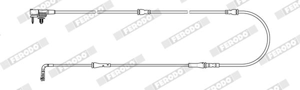 Ferodo Waarschuwingscontact, remvoering-/blokslijtage FWI476