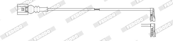 Ferodo Waarschuwingscontact, remvoering-/blokslijtage FWI478