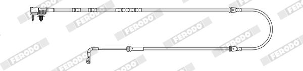 Ferodo Waarschuwingscontact, remvoering-/blokslijtage FWI479