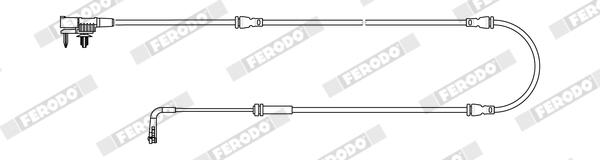 Ferodo Waarschuwingscontact, remvoering-/blokslijtage FWI499